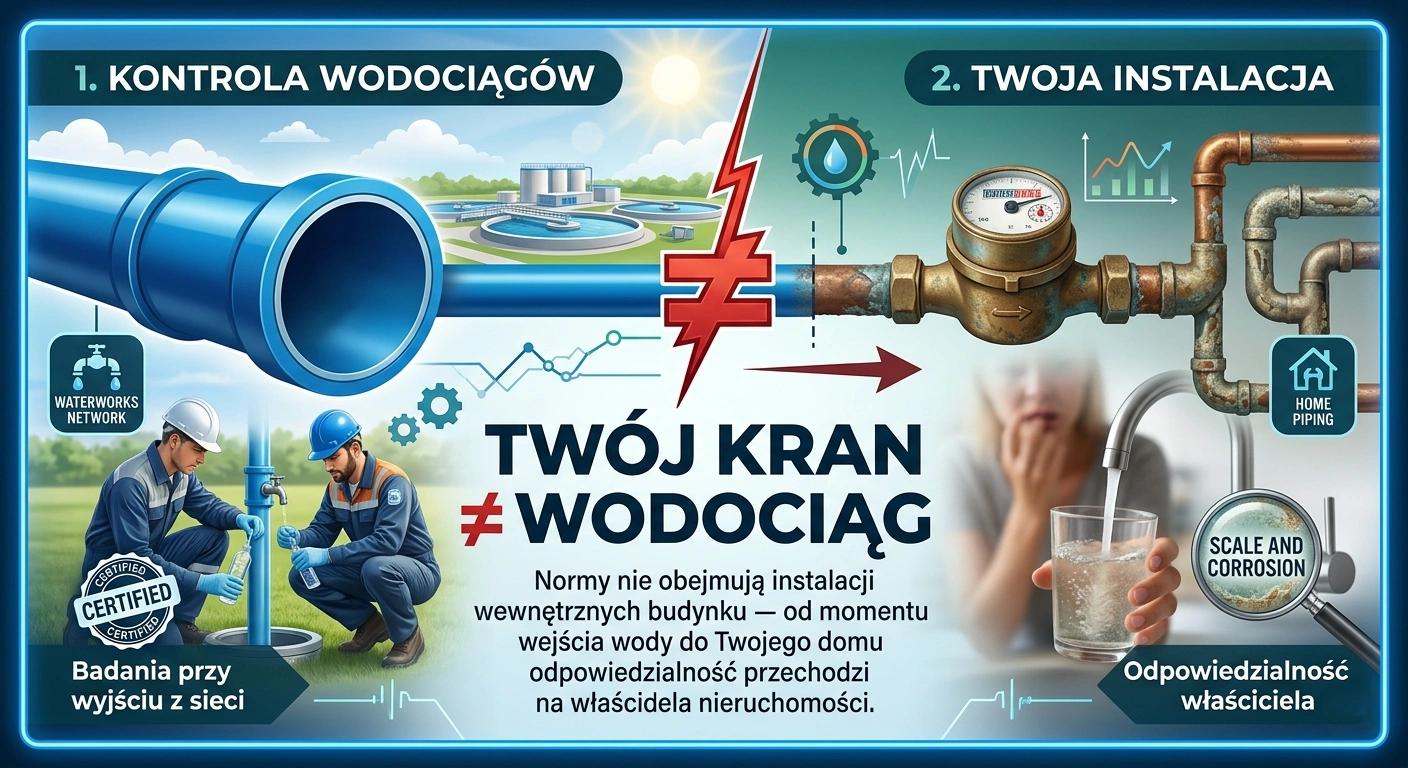 Twój kran nie równa się wodociąg — badanie wody z instalacji domowej MICHLOR
