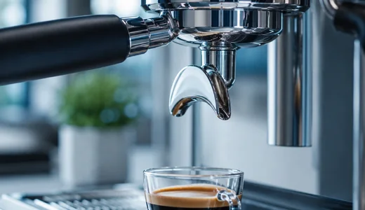Ekspres do kawy parzący espresso na wodzie po filtracji RO