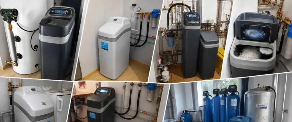 Montaże MICHLOR: stacje uzdatniania wody, odżelaziacze i zmiękczacze EcoWater w domach na Mazowszu