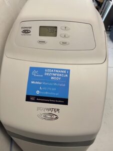 EcoWater softener after installation and commissioning by the MICHLOR service team