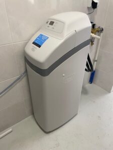 EcoWater softener installed in the plant room of a house