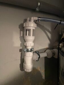 EcoWater softener installed in the plant room of a house
