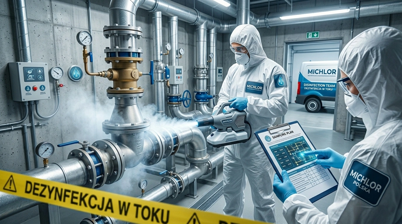 Sytuacje wymagające natychmiastowej dezynfekcji wody — interwencja Michlor 24h